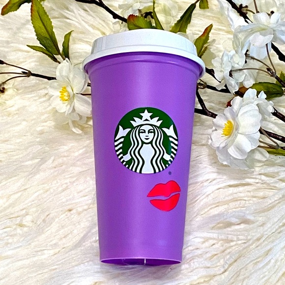 Starbucks 2021 Valentine’s Color Changing Lips Cup
